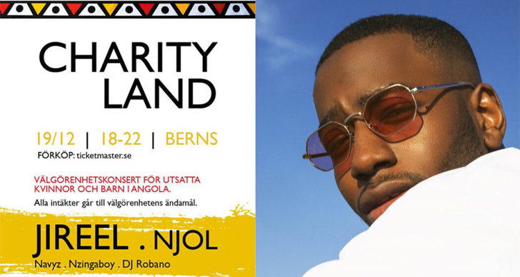 Angola, Hiphop, Nöje, Konsert, njol, the good start, Välgörenhet, Stockholm, Berns, Jireel